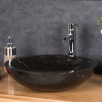 Fully Polished Stone Vessel Sink